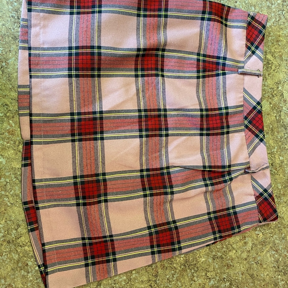 Red Tartan Skirt
